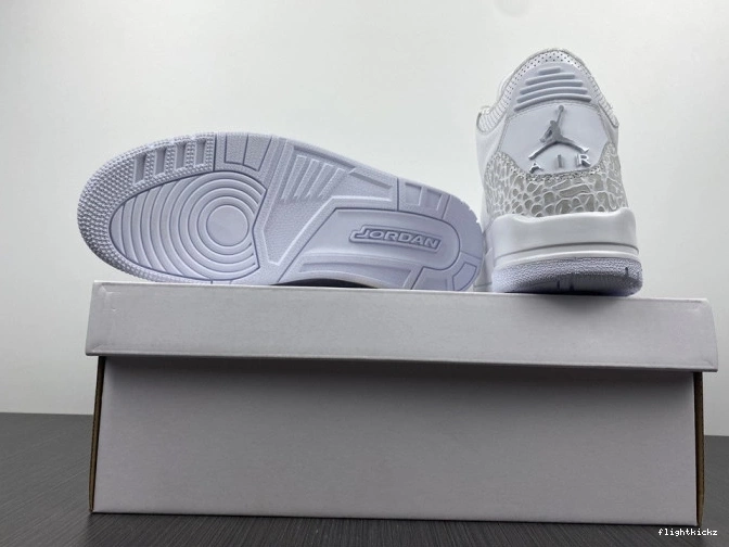 'Triple PS 429487-111 White' 3 Air Retro Jordan 0723